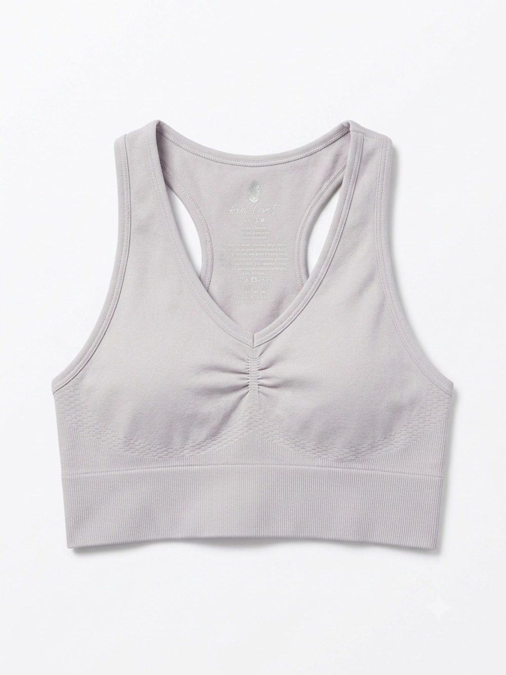 NWOT! FP Movement Seamless Light Gray Racerback Crop